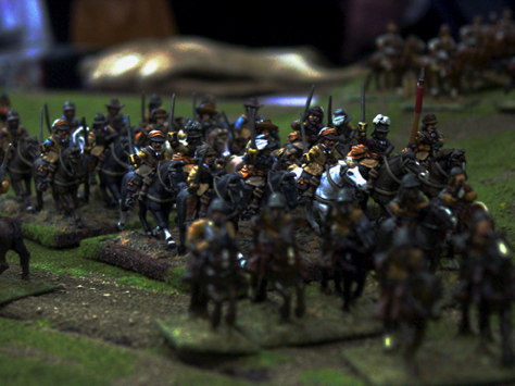 Cavalry at the Battle of Turnham Green. I’m not sure if these are Warlord Games figures.
Photography by The Son & Heir